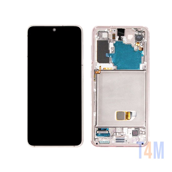 TOUCH+DISPLAY CON FRAME SAMSUNG GALAXY S21 5G/G991 6.2" (SIN CÁMARA) SERVICE PACK VIOLETA